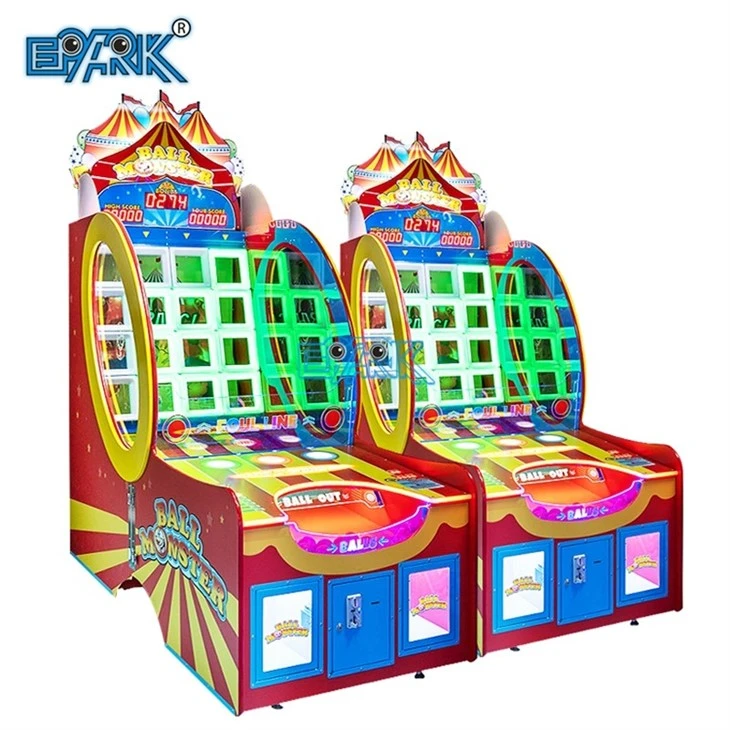 Indoor Kids Throwing Ball Arcade Game Machine