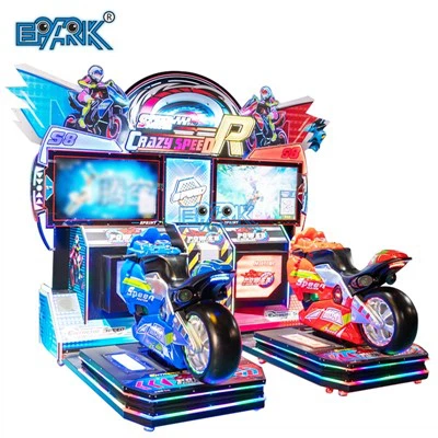 Machines de jeux vidéo de course de motos d'arcade
