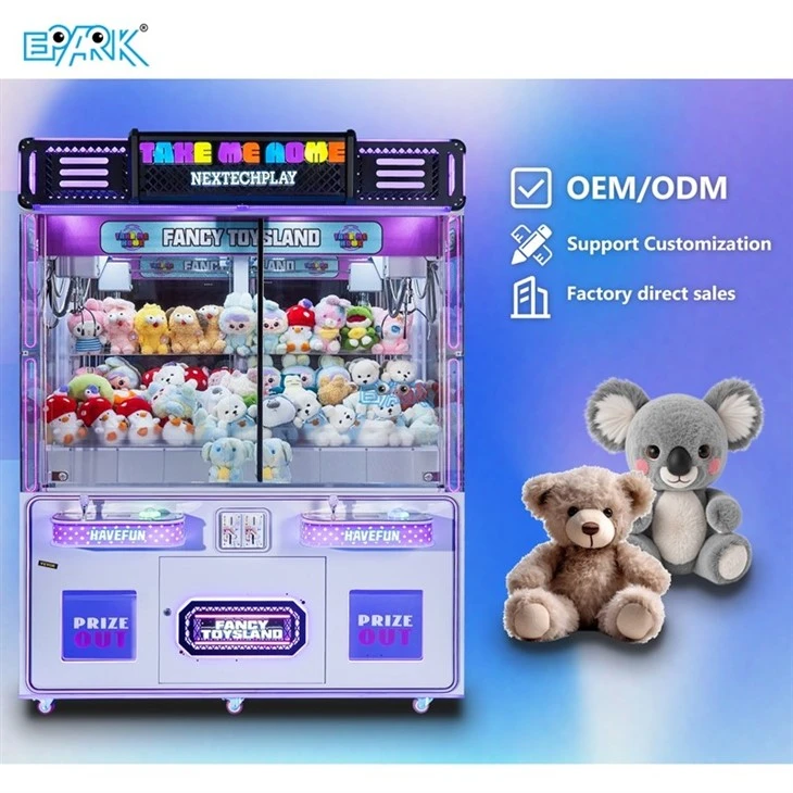 Double Player Claw Machine | 2x Revenue Coin Operated Crane suppliers