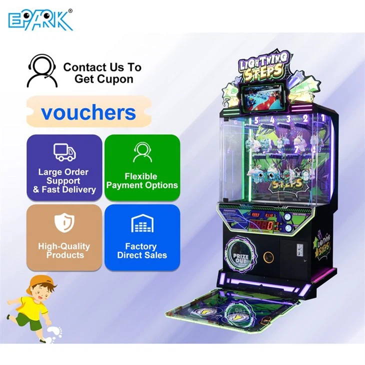 Foot Reaction Game Arcade Prize Machine suppliers