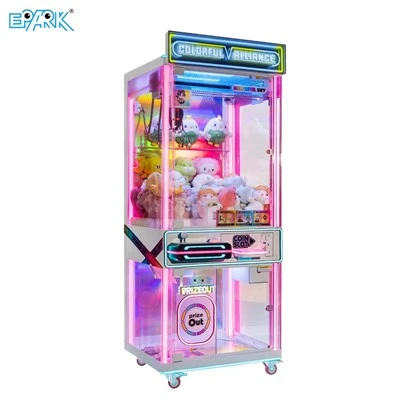 Machine colorée de jeu électronique à jetons de machine de griffe d'alliance